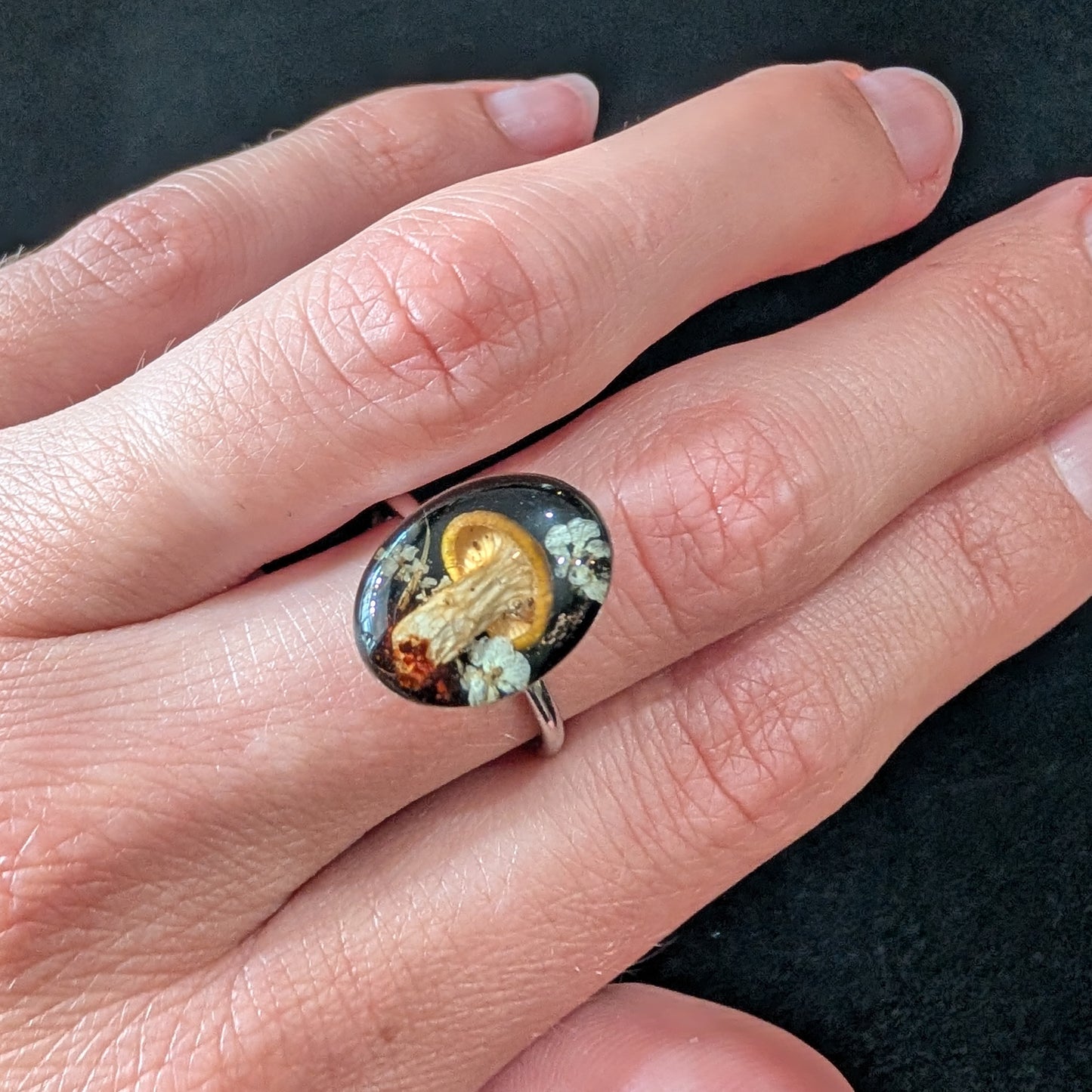 Real Mushroom Ring, single band