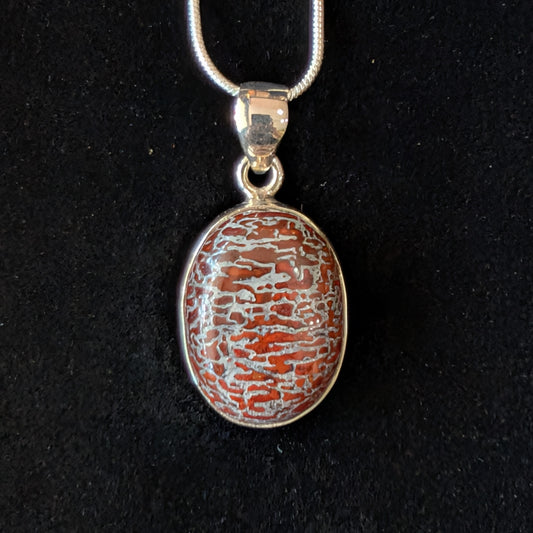 Dinosaur Bone Pendant, Oval