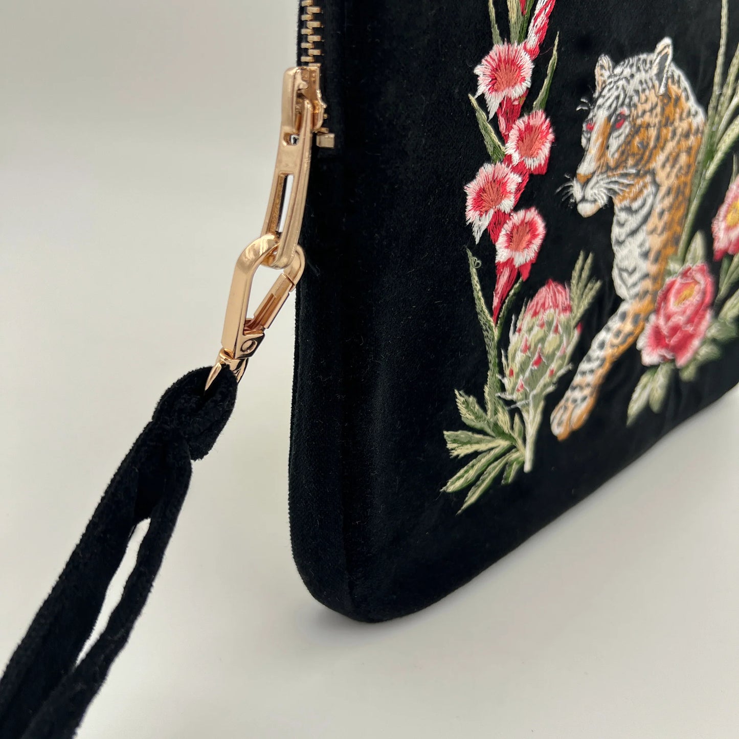 Strength Embroidered Handbag from Myth & Thread