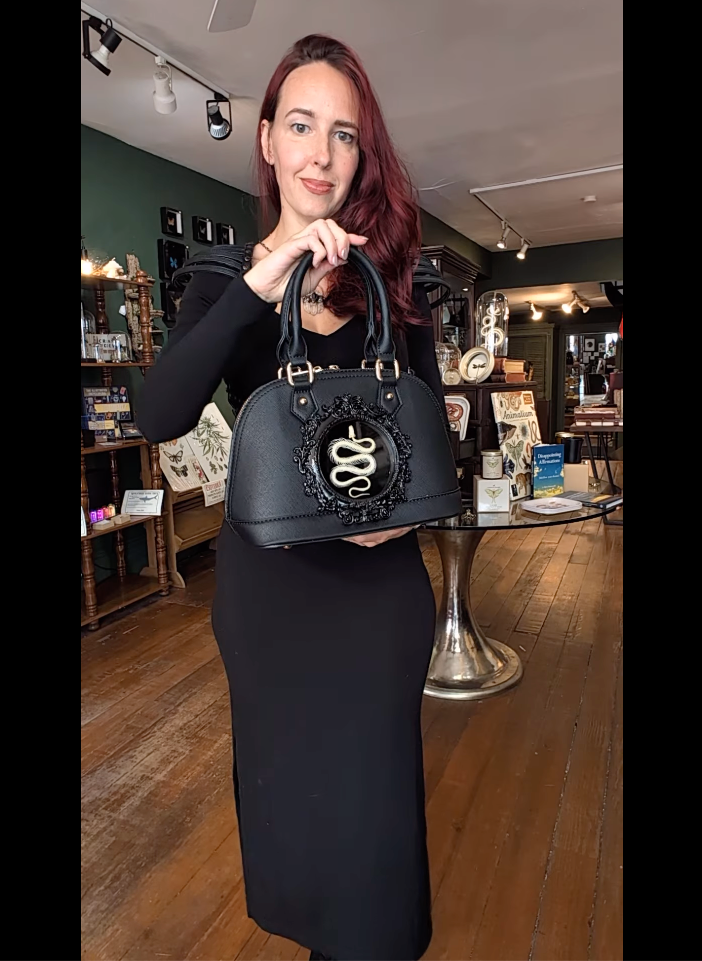 Real Snake Handbag - Morticia