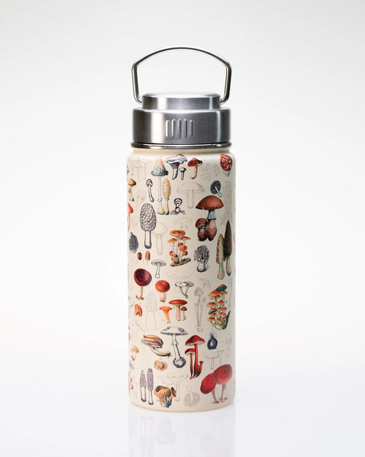 Stainless Steel Bottle: Mushrooms, 18oz