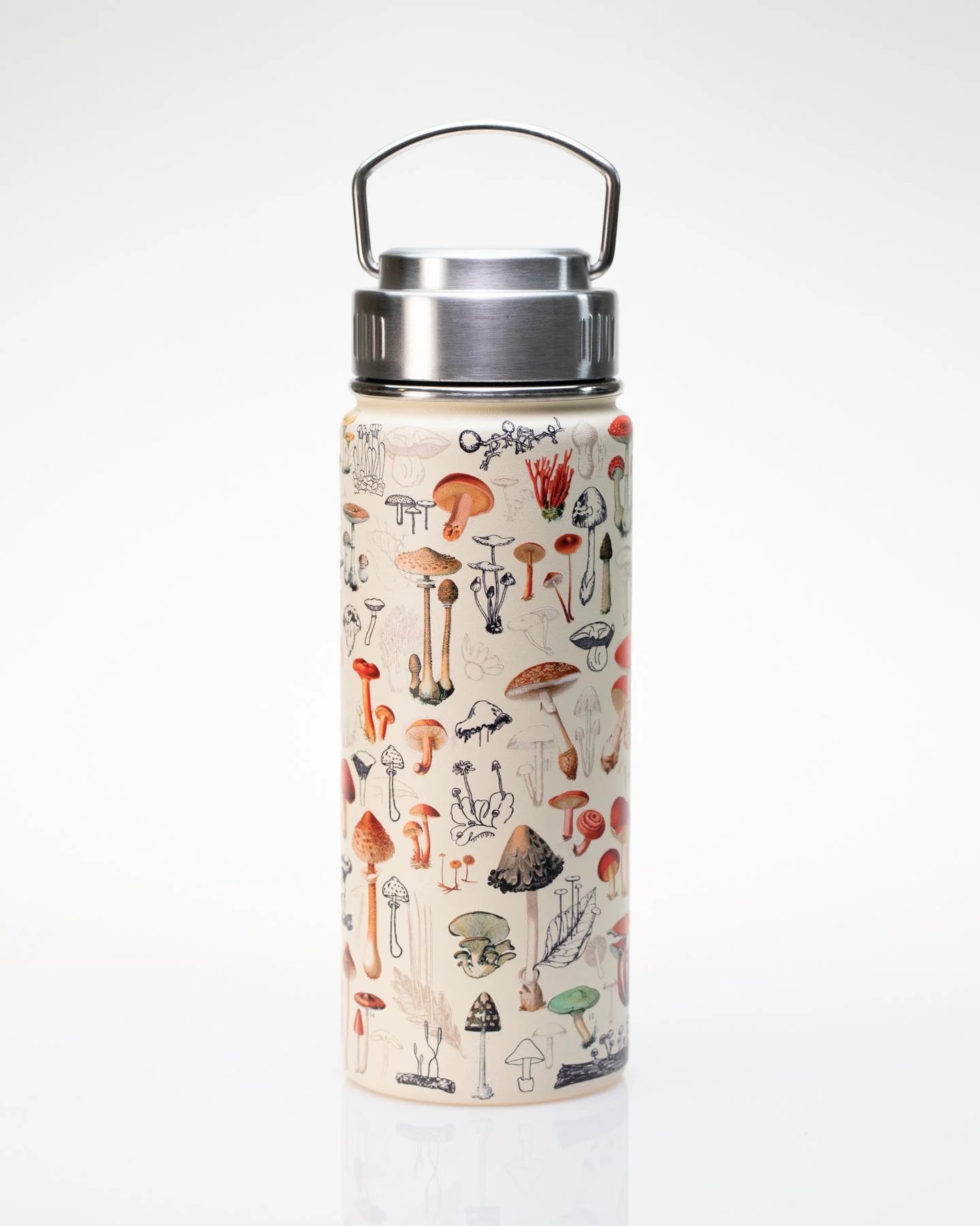 Stainless Steel Bottle: Mushrooms, 18oz