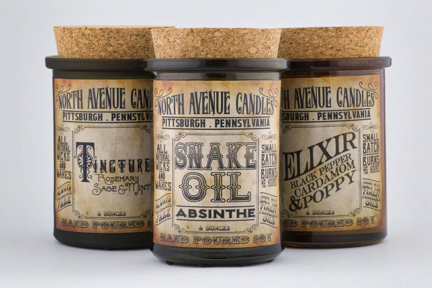 Apothecary Candle - "Snake Oil"  - Absinthe