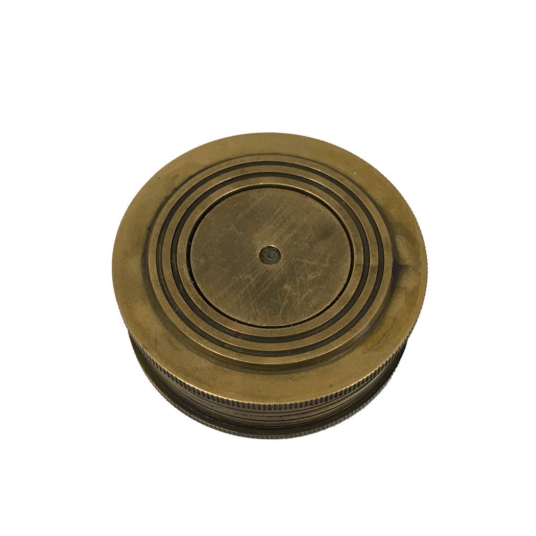 Antiqued Brass Pocket Sundial | Reproduction | Watches
