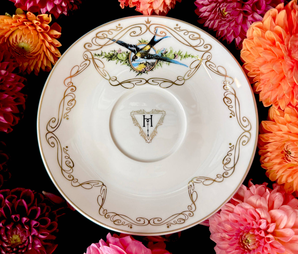 "Kindly Fuck Off" Teacup and Saucer