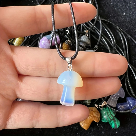 Stone Mushroom Pendant