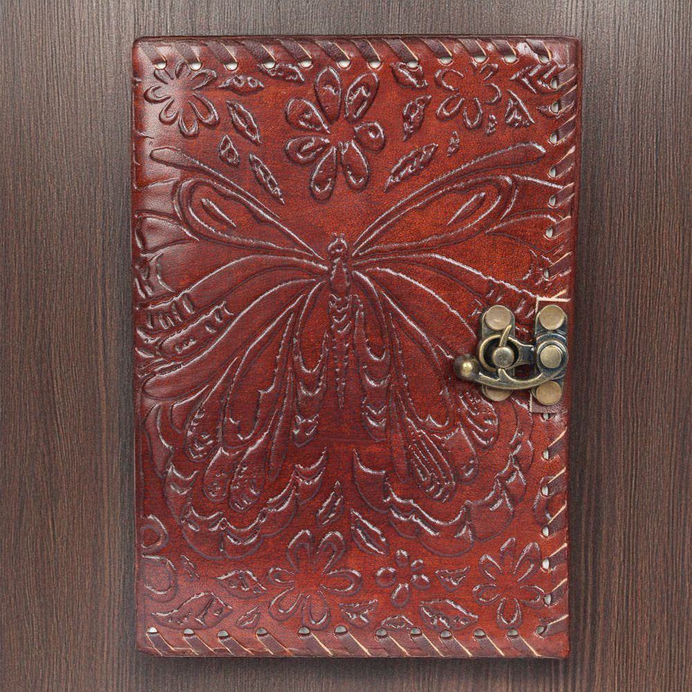 Butterfly Leather Journal