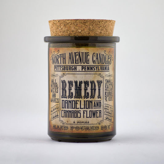 Apothecary Candle - "Remedy"  - Dandelion, Pear