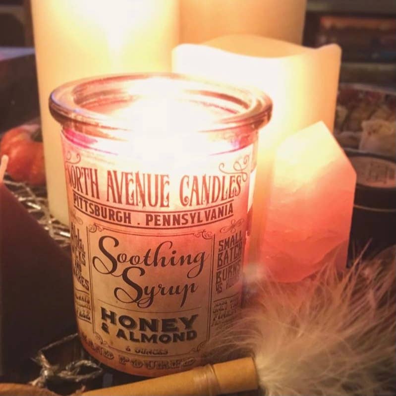Apothecary Candle - "Soothing Syrup" - Honey Almond