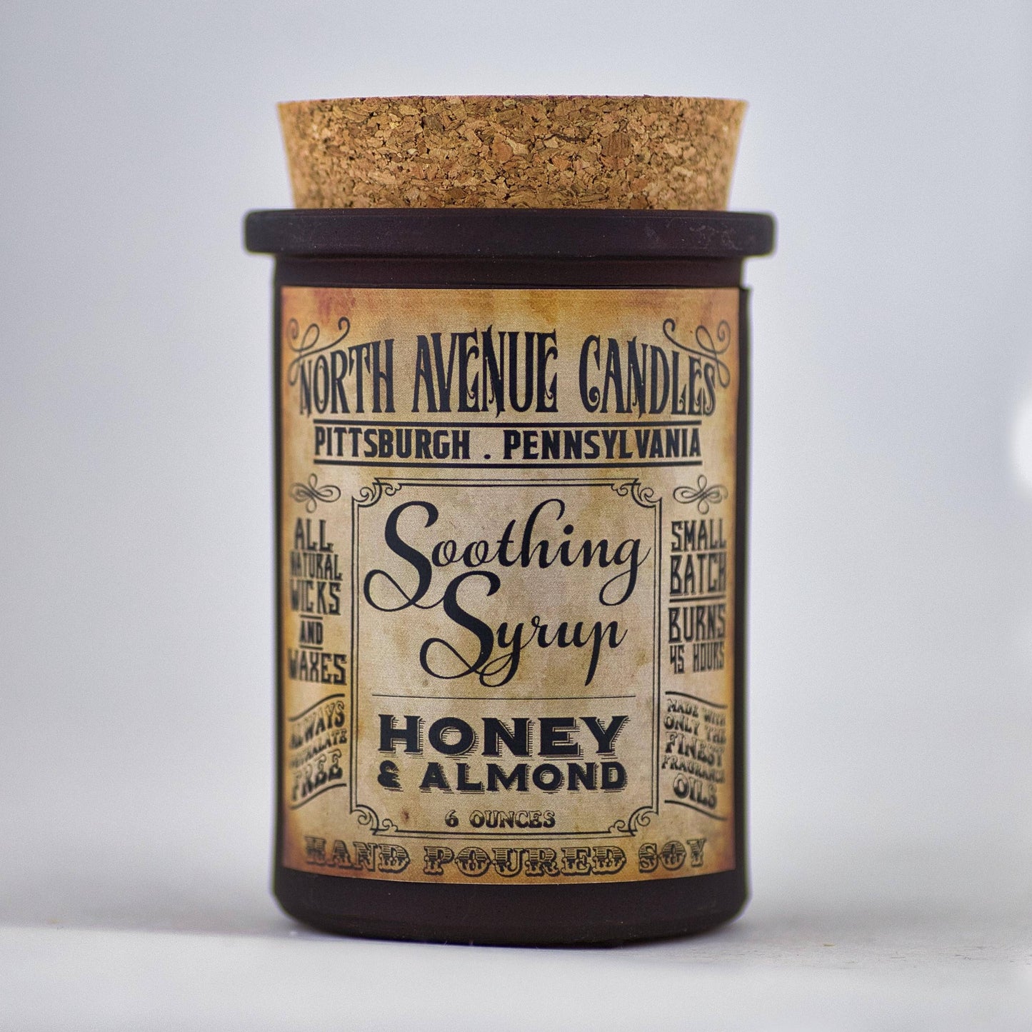 Apothecary Candle - "Soothing Syrup" - Honey Almond