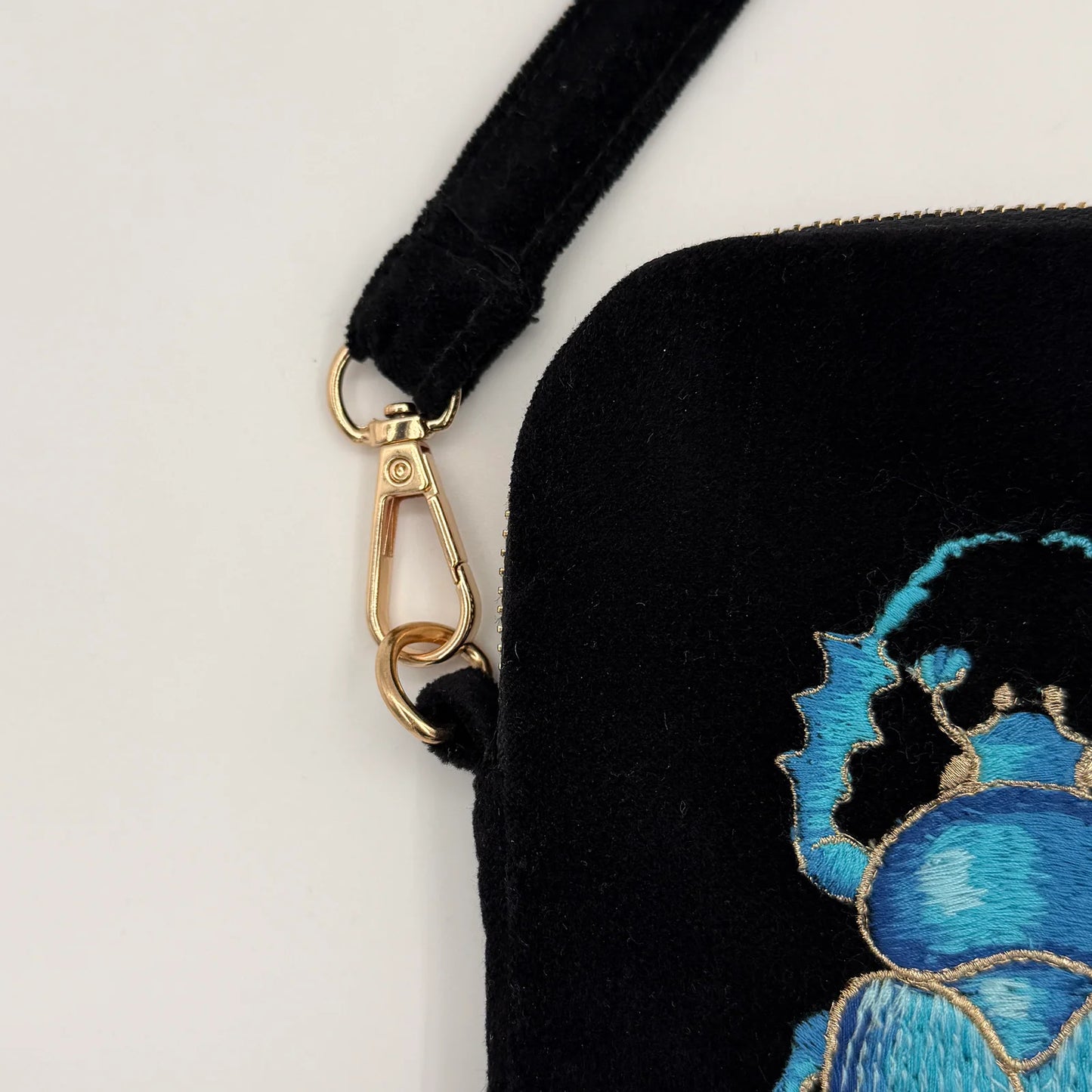 The Guardian Embroidered Cross-Body from Myth & Thread
