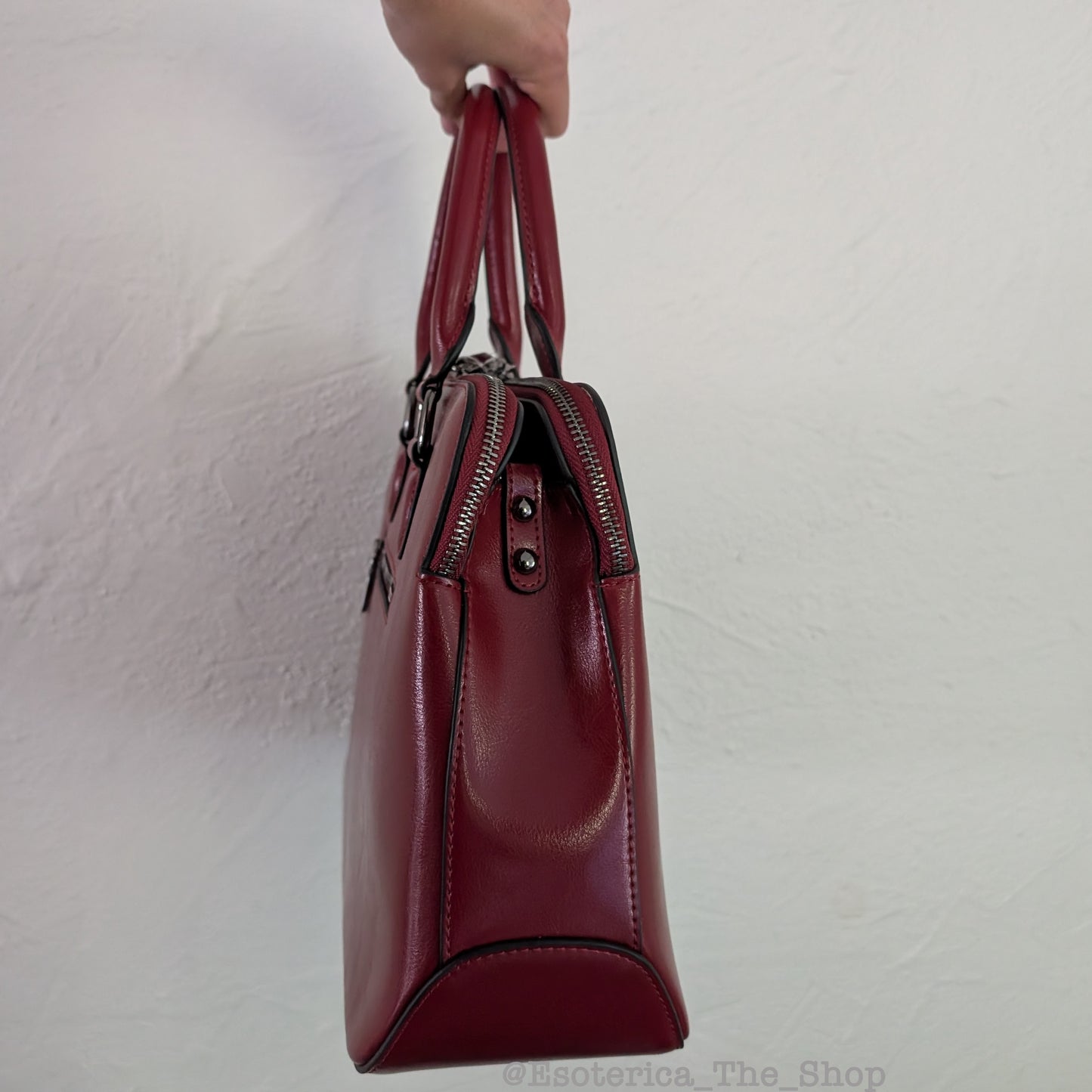 Real Scorpion Handbag - Silver Frame